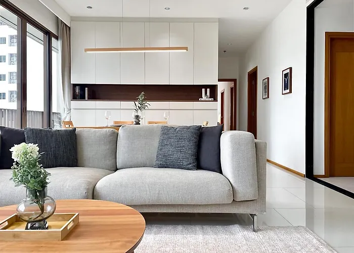 Near Bts L Large105sqm L Fully Furnish L Sauna 度假居 曼谷