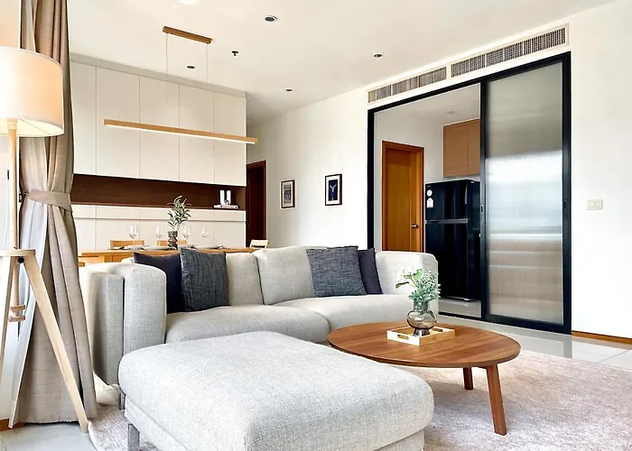 度假居 Near Bts L Large105sqm L Fully Furnish L Sauna *
