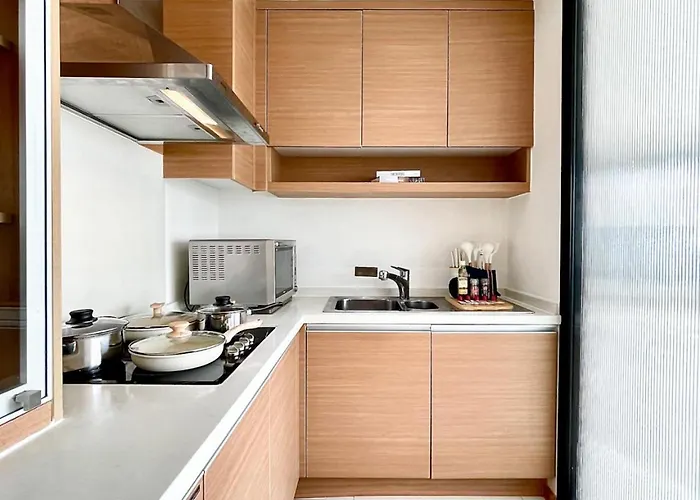 度假居 Near Bts L Large105sqm L Fully Furnish L Sauna