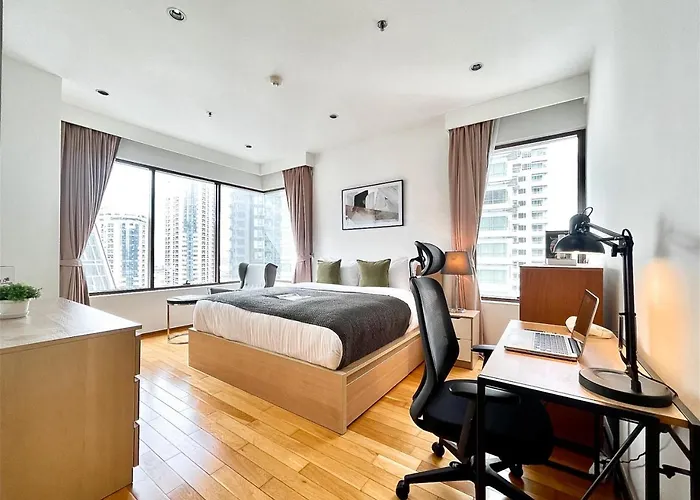 度假居 Near Bts L Large105sqm L Fully Furnish L Sauna 曼谷