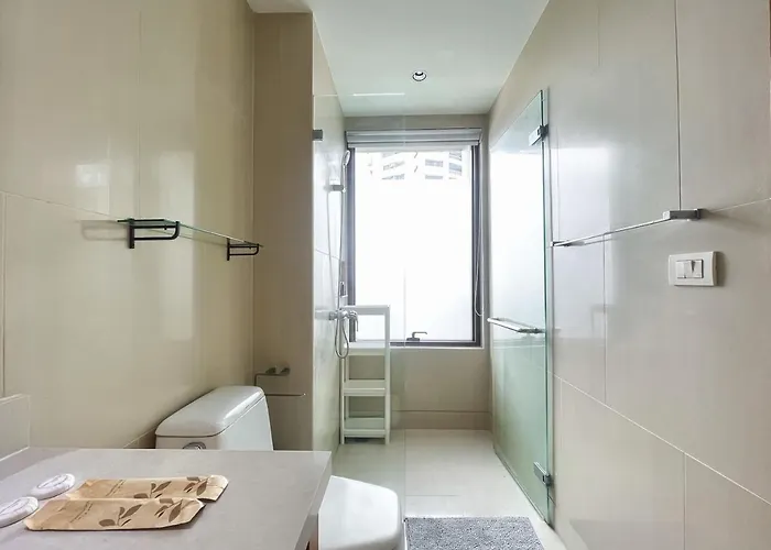 度假居 Near Bts L Large105sqm L Fully Furnish L Sauna